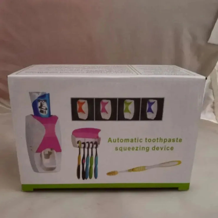 Wall-Mount Toothpaste & Brush Set